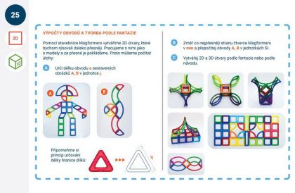 Karty Magformers Geometrie 3