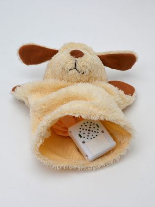 Pes 25cm, zvukový maňásek