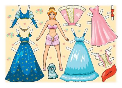 Vystřihovánky Princezna Julie