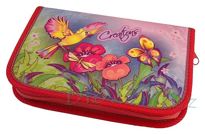 Neplněné školní pouzdro EMIPO s klopou 01 Elegant Creations
