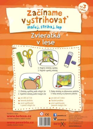 Začínáme vystřihovat - Zvířátka v lese