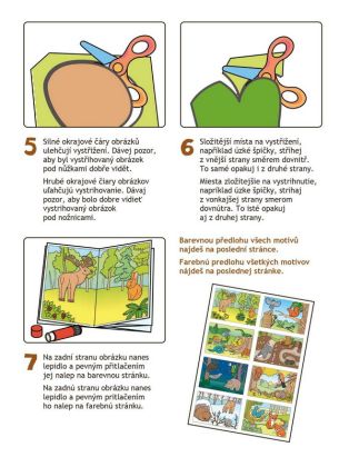 Začínáme vystřihovat - Zvířátka v lese