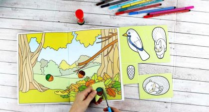 Začínáme vystřihovat - Zvířátka v lese