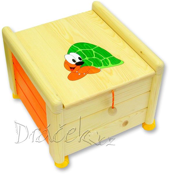 Dětský kontejner s víkem Želva