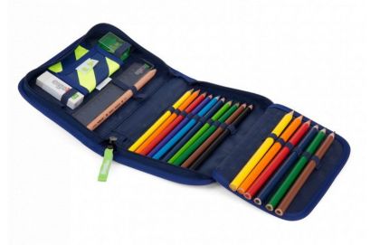 Vybavený školní penál Ergobag - Pink Confetti