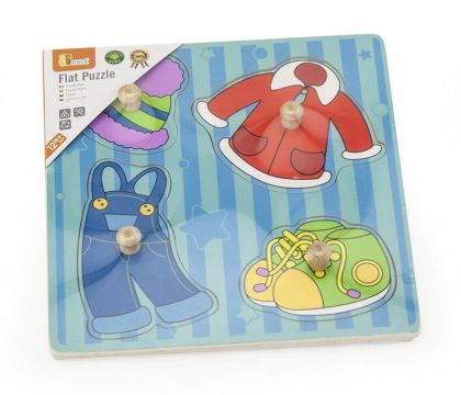 VIGA, Dřevěná vkládačka - oblečení