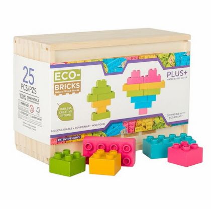 Eco-bricks Plus 25 barevných kostek