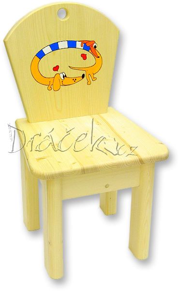 Dětská židlička Jezevčík