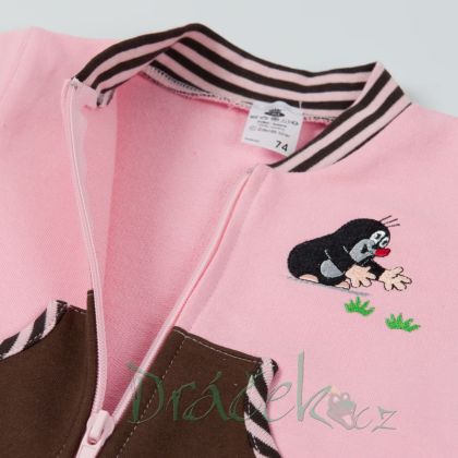 Dětská tepláková souprava Krteček růžová vel. 110
