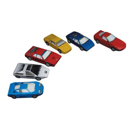 Vystřihovánky Rychlá auta