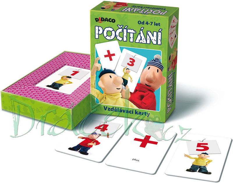 Vzdělávací karty Počítání - Pat a Mat