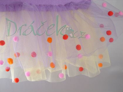 Tylová baletní sukně Letní sen vel. M (6-10 let)