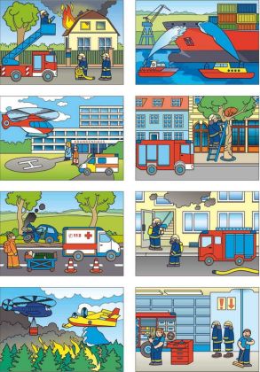 Začínáme vystřihovat - Hasiči