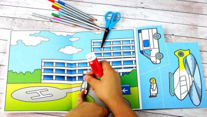 Začínáme vystřihovat - Hasiči