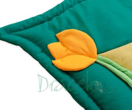 Kapsář za postel Travina s olivovými kapsami 80x50cm