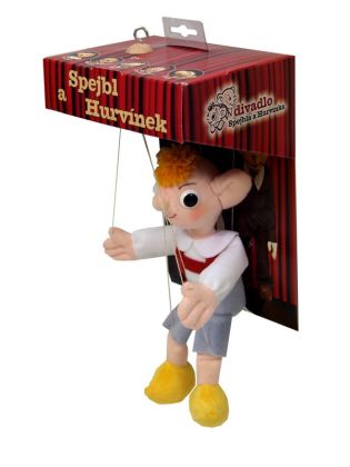 Textilní loutka Hurvínek