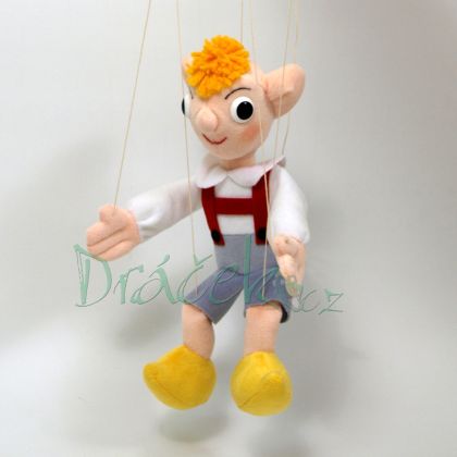 Textilní loutka Hurvínek