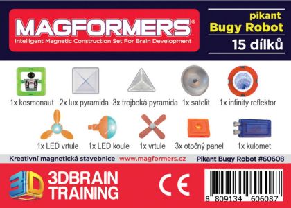 Stavebnice Magformers -  Pikant Bugy Robot