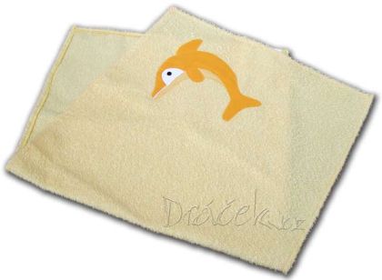 Ručník do školky žlutý