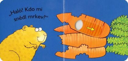 Knížka Mlsná myška 9x9cm 12m+