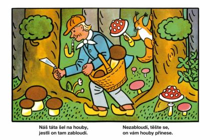 Knížka Ku-ku jen po mně vztáhněte ruku- Josef Lada, leporelo