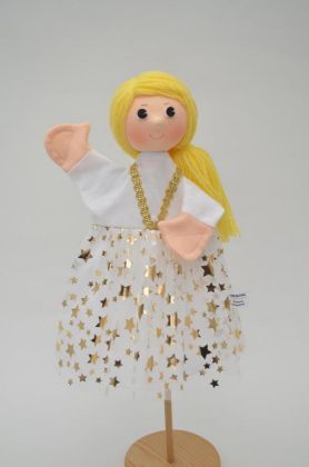 Popelka 30cm 2v1, maňásek