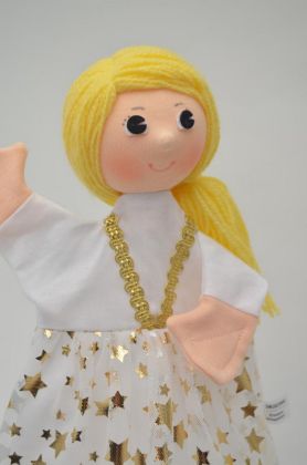 Popelka 30cm 2v1, maňásek