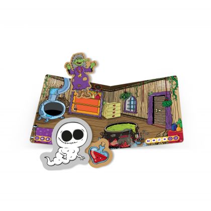 Albi Kouzelné čtení, Samolepková knížka Strašidla 3–6