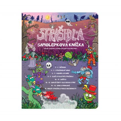 Albi Kouzelné čtení, Samolepková knížka Strašidla 3–6