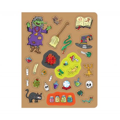 Albi Kouzelné čtení, Samolepková knížka Strašidla 3–6