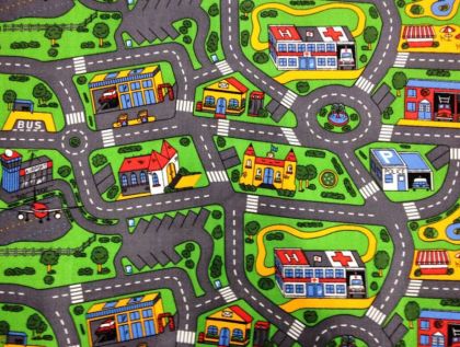 Hrací koberec City Life 140x200 cm