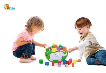 VIGA, Dřevěná hra sloní rovnováha