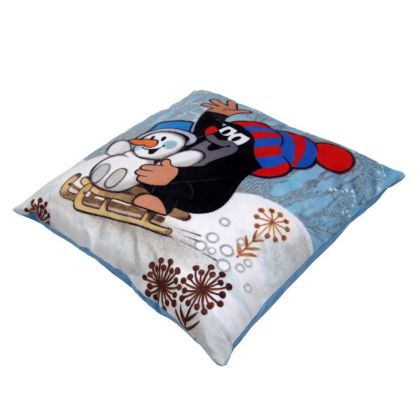 MÚ Brno Polštář Krtek 30x30 cm, zima