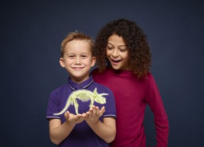 GlowStars Glow Dinos 3D kostra Triceratops