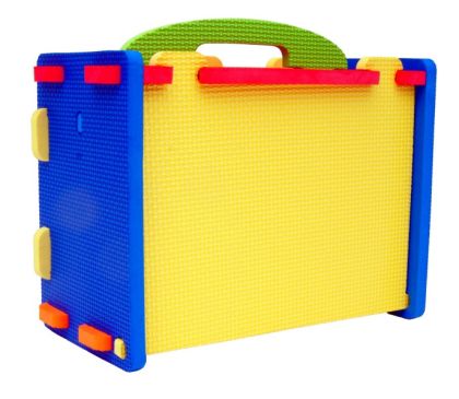 Pěnová stavebnice 3D - Pokojíček na cestách v kufříku