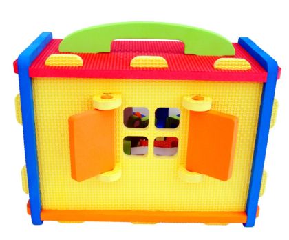 Pěnová stavebnice 3D - Pokojíček na cestách v kufříku