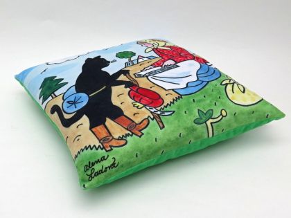 Polštář 30x30cm, Mikeš, děvče