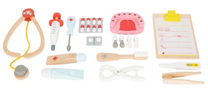 Small Foot Dětský doktorský kufřík pro malé zubaře