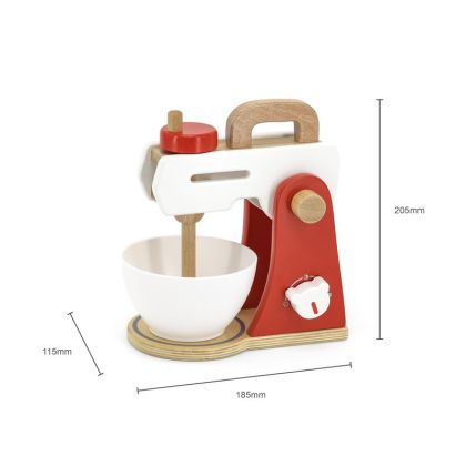 VIGA, Dřevěný mixér červený