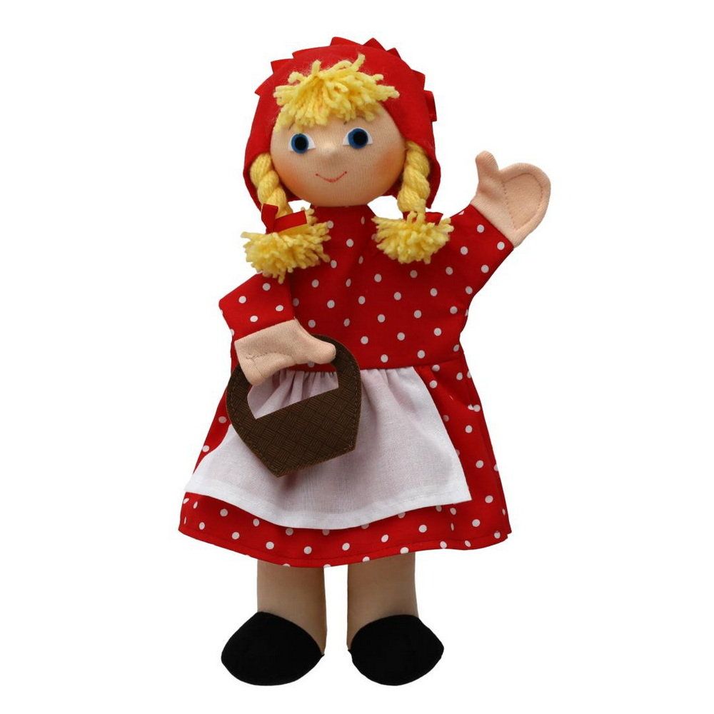 MÚ Brno, Karkulka s copy 31 cm, puntíkovaná, maňásek