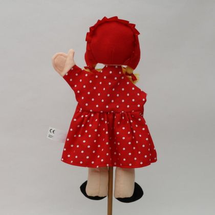 MÚ Brno, Karkulka s copy 31 cm, puntíkovaná, maňásek