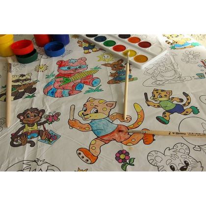 Pexi, Malovací ubrusy 3 ks - Jednorožci