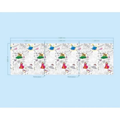 Pexi, Malovací ubrusy 3 ks - Jednorožci