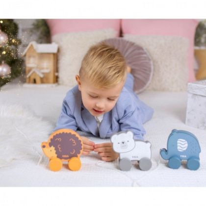 VIGA, Dřevěná tahačka slon