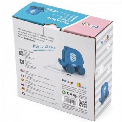 VIGA, Dřevěná tahačka slon