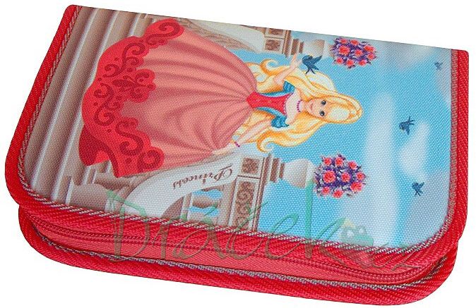 Neplněné školní pouzdro EMIPO s klopou 01 Elegant Princess