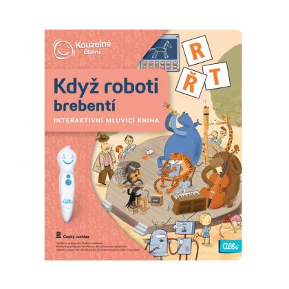 Albi interaktivní mluvící kniha - Když roboti brebentí - Kouzelné čtení
