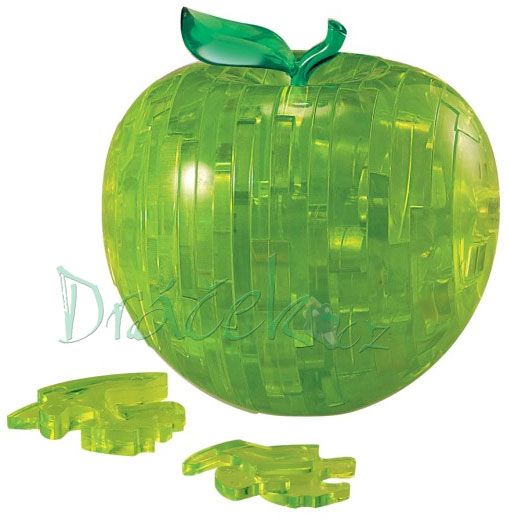 3D Krystal Puzzle - Jablko
