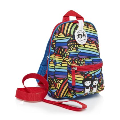 Babymel dětský batoh Rainbow Multi ZIP a ZOE