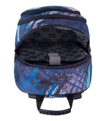 BAAGL Školní batoh Skate Struktury modrý